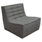 Seccional modular Marshall de 7 piezas de Diamond Sofa
