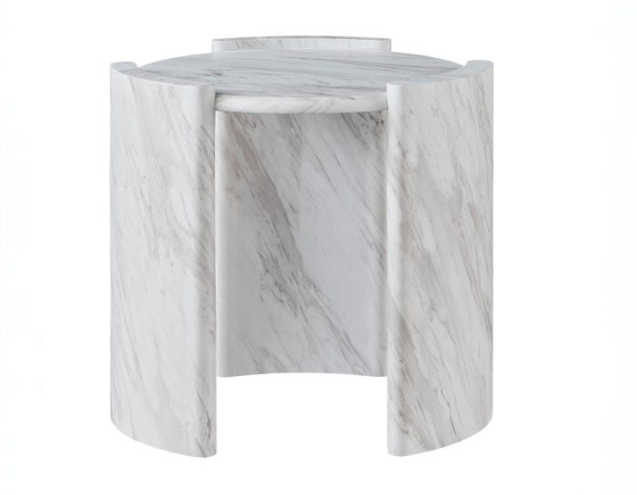 Merino 3 Pc Faux Marble Occasional Tables