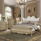 Monique Champagne Finish Bedroom Collection