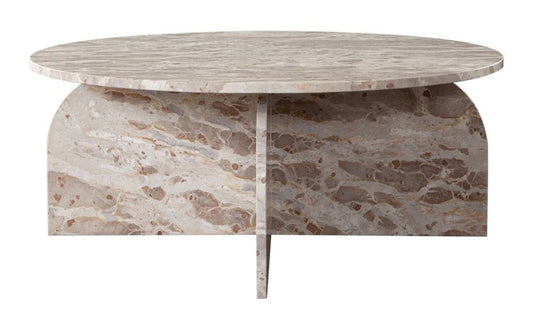 Nebula Beige Marble Coffee Table