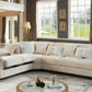 Argo 3 Pc Cream Reversible Sectional