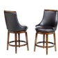 New Haven Dark Walnut Dining Set w/Swivel Chairs