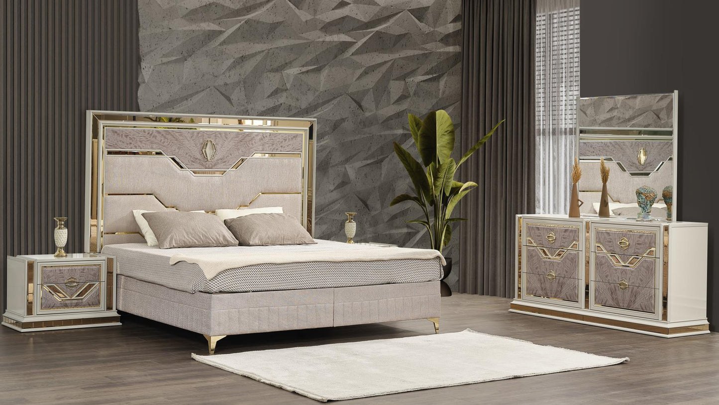 O'Mari 4 Pc King Bedroom Set by Galaxy