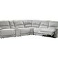 Olsen Silver 6 Pc Dual Power Sectional