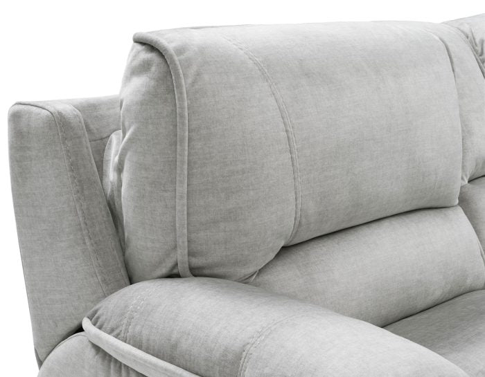 Olsen Silver 6 Pc Dual Power Sectional