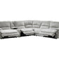 Olsen Silver 6 Pc Dual Power Sectional