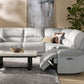 Olsen Silver 6 Pc Dual Power Sectional
