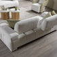Pablo White Boucle 2 Pc Sofa Set