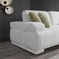 Pablo White Boucle 2 Pc Sofa Set