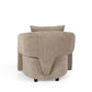 Pablo Brown Boucle Accent Chair