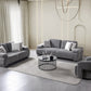 Pablo Gray Boucle 2 Pc Sofa Set