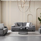 Pablo Gray Boucle 2 Pc Sofa Set