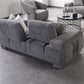 Pablo Gray Boucle 2 Pc Sofa Set