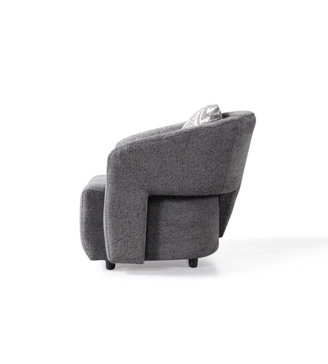 Pablo Gray Boucle Accent Chair
