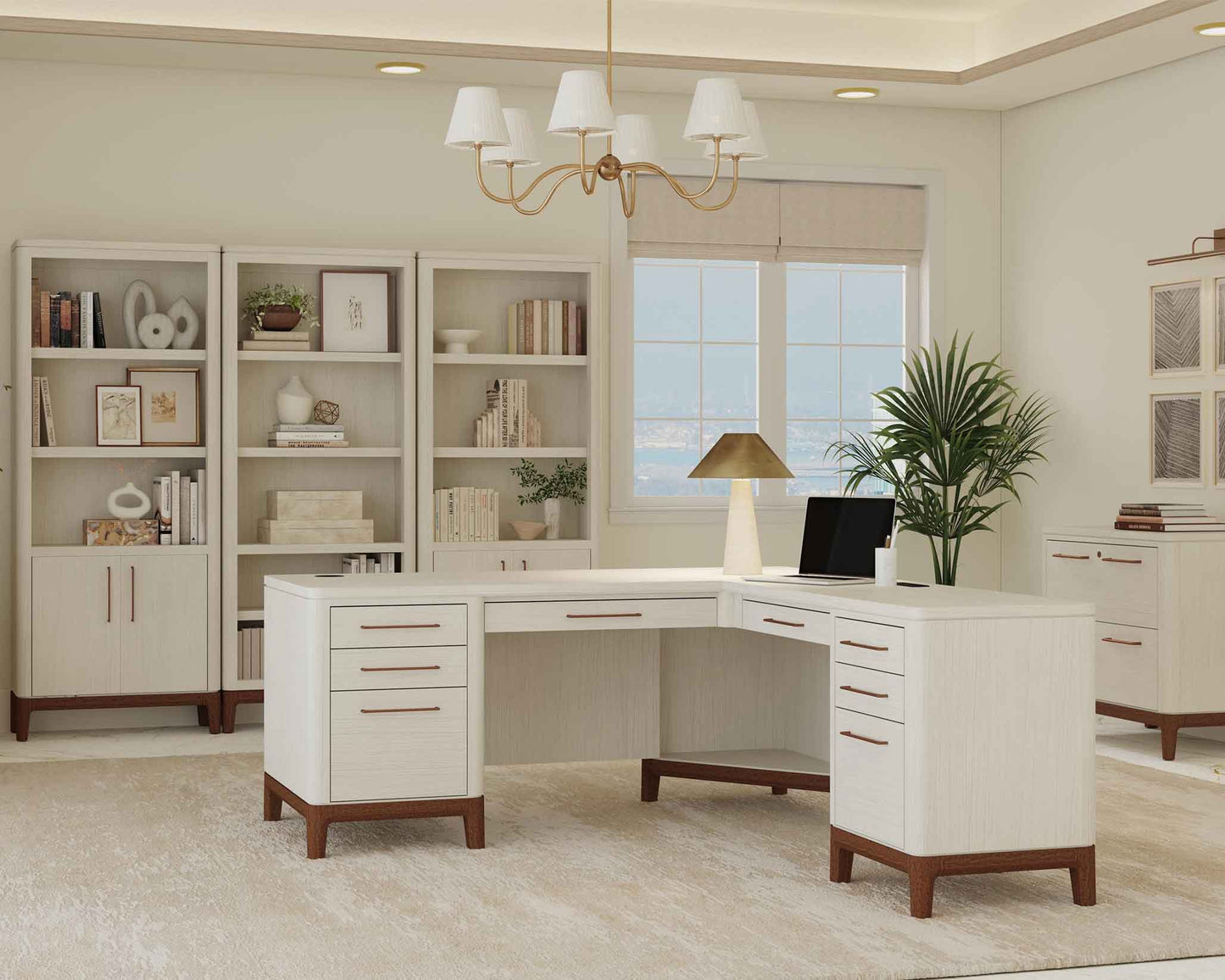 Pomona Soft White Office Collection by Martin