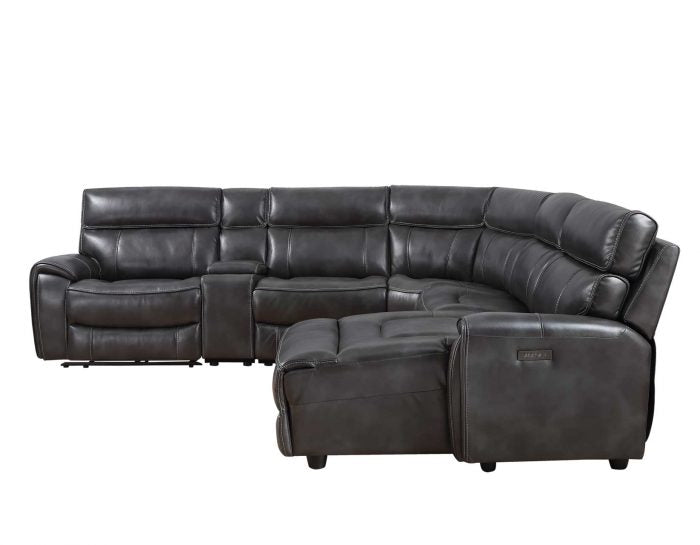 Steve Silver Provo 6-Piece Dual-Power Chaise Sectional