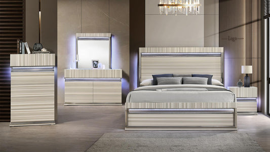 Leonor 4 Pc Modern Bedroom Collection