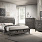 CB4200 Gray 4 Pc Bedroom Set - King Bed