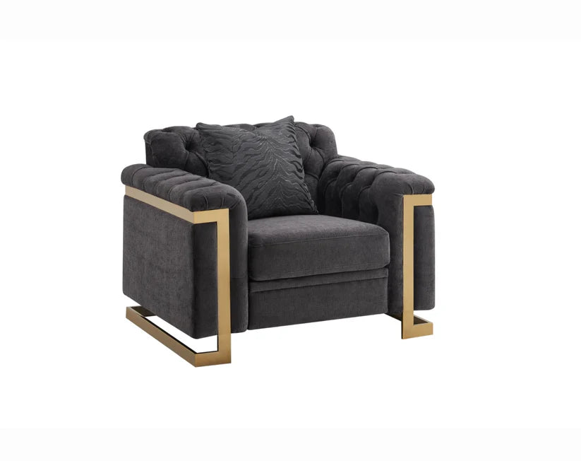 Riya Gray Accent Chair