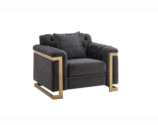 Riya Gray Accent Chair