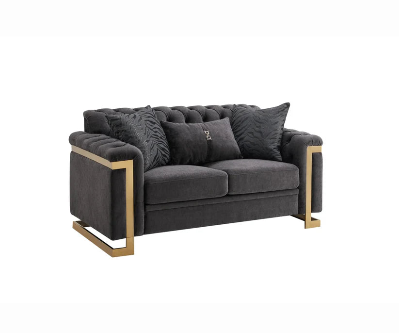 Riya Gray 2 Piece Sofa Collection by Cosmos