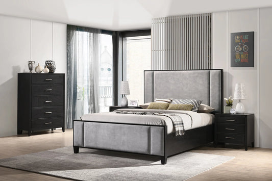 Romeo 4 Pc Wenge Finish Bedroom Set