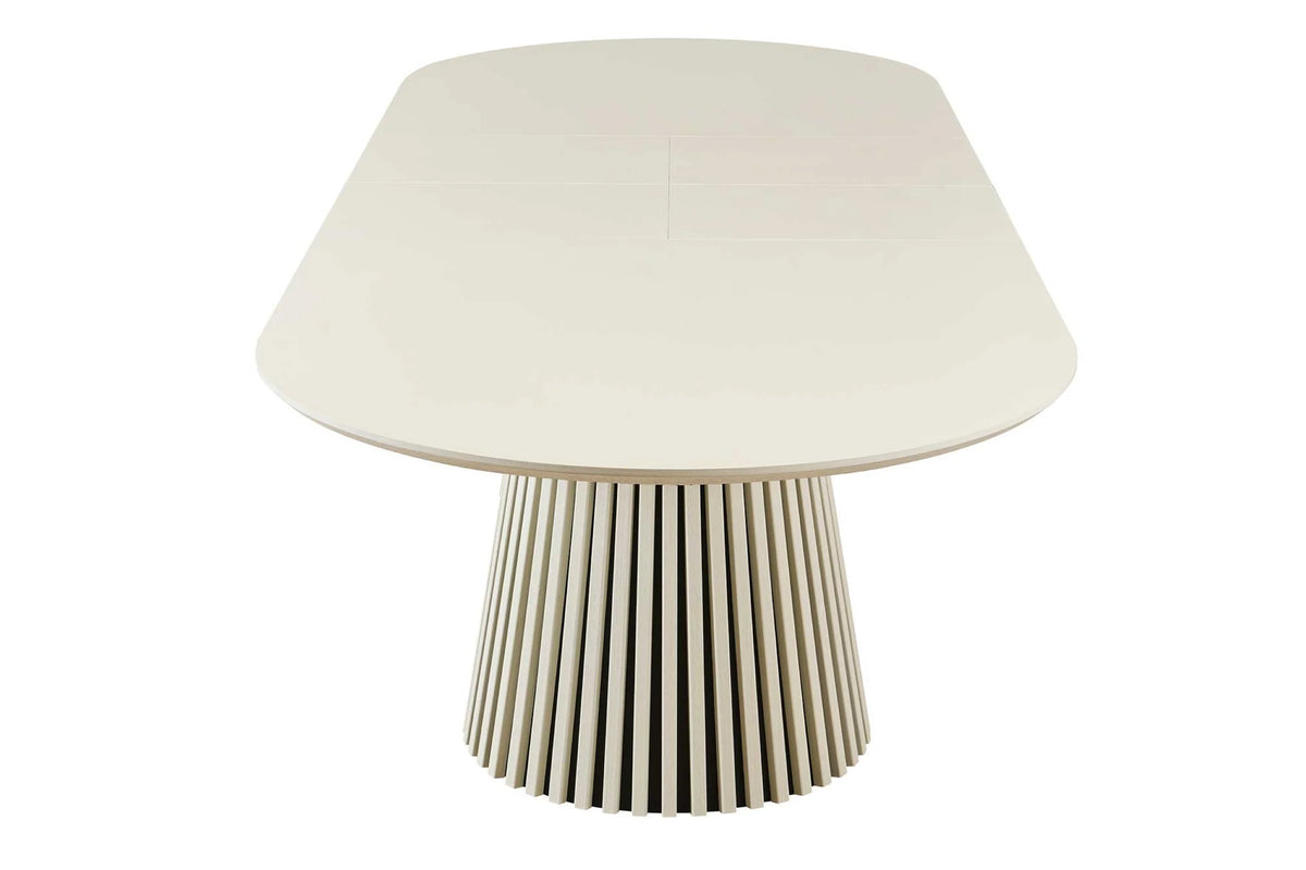 Mila Off White Butterfly Leaf Dining Set by Sharelle