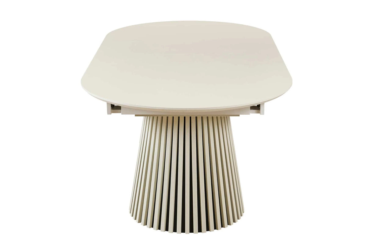 Mila Off White Butterfly Leaf Dining Set by Sharelle