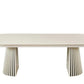 Mila Off White Butterfly Leaf Dining Set by Sharelle