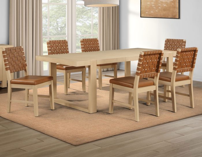 Reid 7 Pc Sand Finish Dining Collection