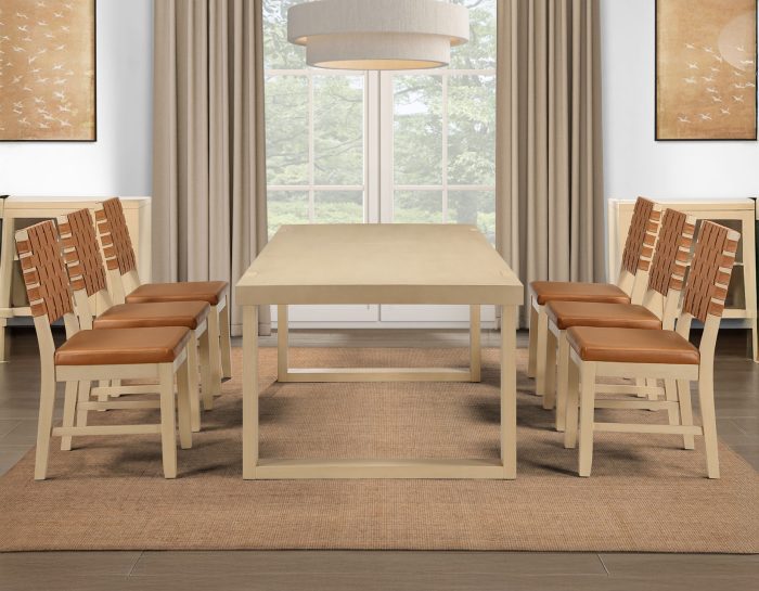 Reid 7 Pc Sand Finish Dining Collection