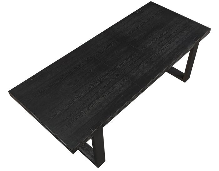 Reid 7 Pc Black Finish Dining Collection