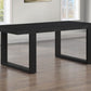 Reid 7 Pc Black Finish Dining Collection