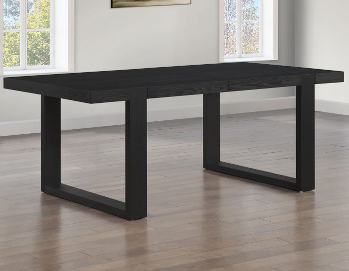 Reid 7 Pc Black Finish Dining Collection