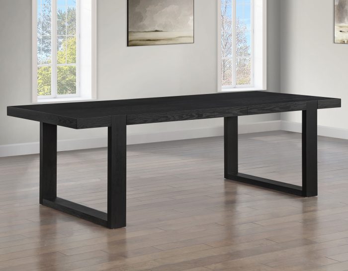 Reid 7 Pc Black Finish Dining Collection