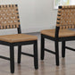 Reid 7 Pc Black Finish Dining Collection