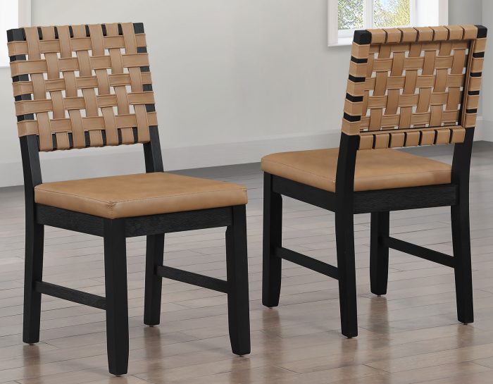 Reid 7 Pc Black Finish Dining Collection