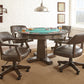 Mesa de juego y sillas Ruby de 6 piezas de Steve Silver