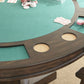 Mesa de juego y sillas Ruby de 6 piezas de Steve Silver