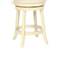 York White Swivel Bar Stool - Set of 2