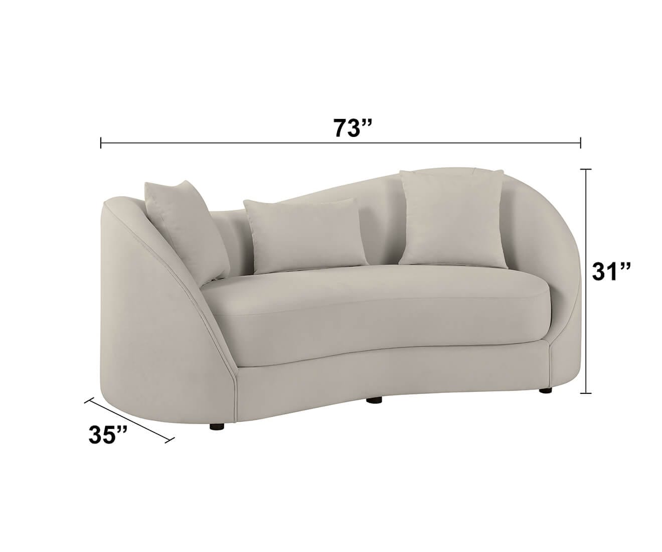 S70-SL Light Gray Sofa & Loveseat
