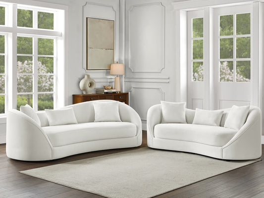 SL71 Cloud Gray Sofa & Loveseat