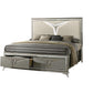 Galaxy Home Tiffany Olive Silver Bedroom Set