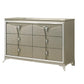 Galaxy Home Tiffany Olive Silver Bedroom Set