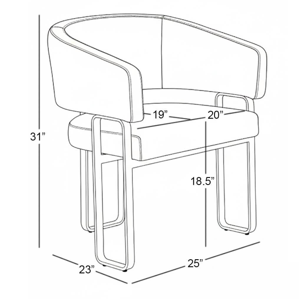 D461 Marble Top 7 Pc Dining Set