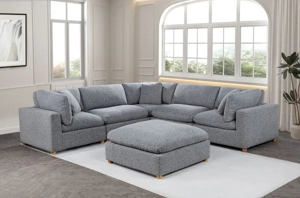 Boucle Modern Modular Sectional - Build Your Own