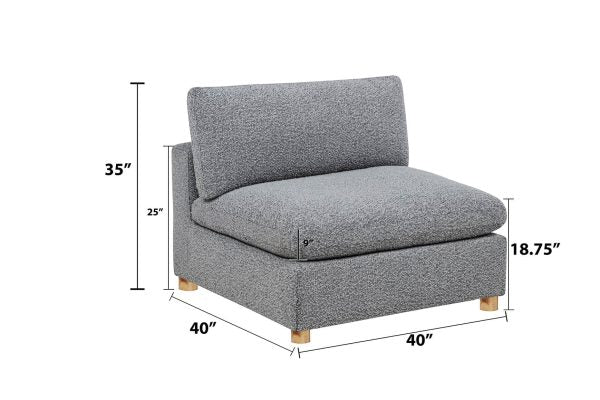 SE05 Modular Sectional Boucle Fabric - 3 Colors