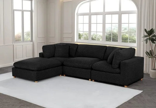 Boucle Modern Modular Sectional - Build Your Own