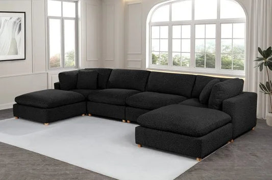SE05 Modular Sectional Boucle Fabric - 3 Colors