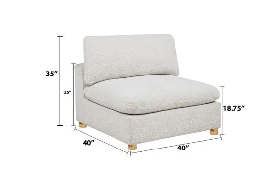 SE06-AC Modular Armless Chair